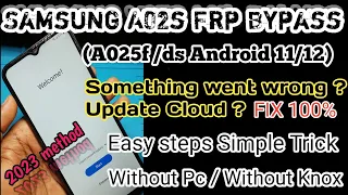 A02s Frp Bypass Unlock A025f/ds Google Account Remove Without Pc  Hindi / Urdu #frpbypaas