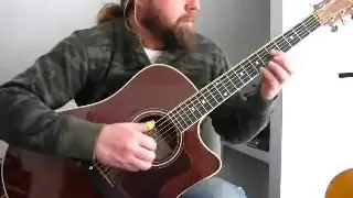 Black Sabbath Spiral Architect Fingerstyle