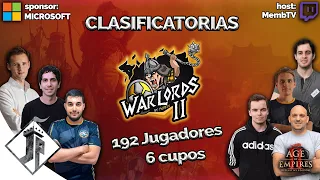 WARLORDS 2 - Nicov | Capoch | Sebas | TaToH | Jordan | MbL | Miguel y MÁS! [Clasificatorias - Dia 1]