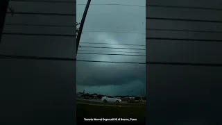 Strong Rotation in a storm over Boerne, Texas. (Tornado Warned) (May 12th, 2020)
