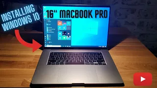 How to install Windows 10 on a 16" MacBook Pro| Bootcamp