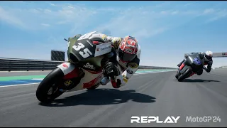 เกม Moto GP 24 | Moto2 Replay | เจ้าก้อง สมเกียรติ จันทรา | สนามช้าง