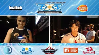 Tekken 7 - TXT 2019 ARGENTINA Grand Finals UYU|JeonDDing (EDDY,LC) VS FSN|Leoxaves(Zafina)