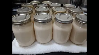 Pressure Canning Milk - 15 Minutes Processing Time