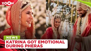 Katrina Kaif gets emotional while taking Pheras with Vicky Kaushal
