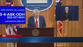 State of Ohio Governor DeWine coronavirus full press conference 4/13/2020.