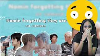 When nomin forgets they are on camera | Reaction