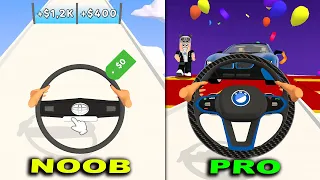 Dandik Araba, Güzel Araba Direksiyon Oyunu - Panda ile Steering Wheel Evolution
