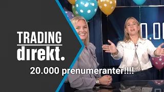 Trading Direkt 2020-09-11: Teknisk analys: Betsson vs. Kindred! / 20.000 prenumeranter!