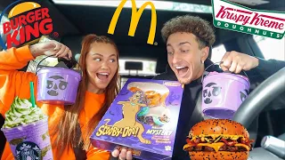 TRYING NEW HALLOWEEN ITEMS FROM FAST FOOD RESTAURANTS!! *SMACKABLES*