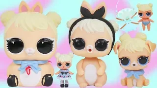 LOL Surprise Biggie Pets Curious QT + Big Brothers Barbie Dolls   Toy Video