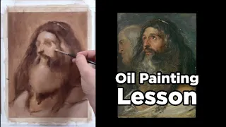 How to Paint an Underpainting and Design a Composition