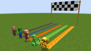 Which One is Faster in Minecraft?