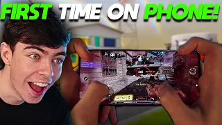 I played on a phone for the first time in COD Mobile... (You won't believe how I play)