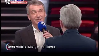 Jean-Luc Monteil face au candidat Mélenchon - BFM TV