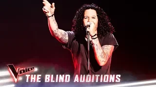 The Blind Auditions: Lee Harding sings 'Killing In The Name' | The Voice Australia 2019