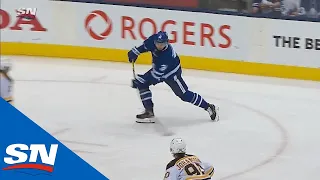 Auston Matthews Perfect Wrister Beats Bruins’ Tuukka Rask