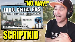 Summit1g Reacts: PUBG Cheaters trolled by fake cheat software by ScriptKid