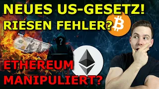 Bitcoin: VERRÜCKTES neues Inflation's US-Gesetz! Wurde Ethereum Blockchain Manipuliert? Krypto NEWS