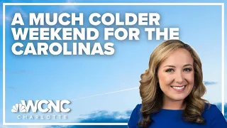 A colder weekend in the Carolinas