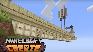 The Levitating Bridge and Speeding Axe of Pain! | Minecraft 1.20 Create