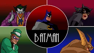 The Adventures of Batman & Robin (SNES) All Bosses (No Damage)