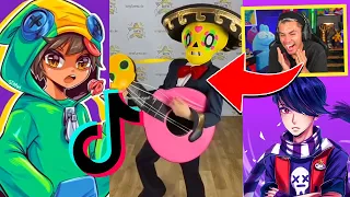 REAGINDO A TIK TOK + BRAWL STARS!! é impossível não rir