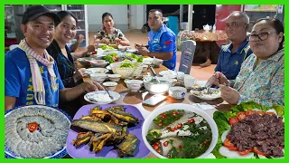 Thma Bang​ District, Visit Durian Farm And Eating Food That Family Cooking, Areng Camping.