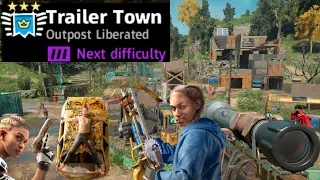 Trailer Town outpost liberation | Far Cry New Dawn | with UPGRADED Weapon  #7