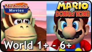 Mario vs. Donkey Kong - World 1 Plus - 6 Plus - 100% Walkthrough