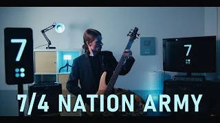 SEVEN NATION ARMY but it's in 7/4 time signature (THE WHITE STRIPES kinda prog cover)