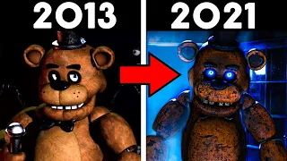 EVOLUÇÃO INCRÍVEL DO FIVE NIGHT AT FREDDY'S