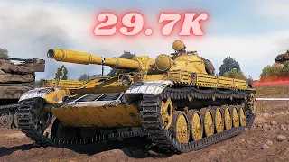 T-100 LT  & T-100 LT  29.7K Spot + Damage World of Tanks Replays 4K The best tank game