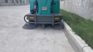 Electric Sweeper Street Floor Machine Truck Drive Street Ride On Sweeper BY-S19