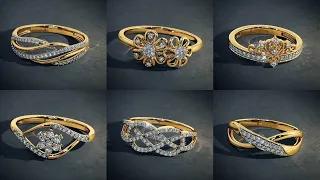 Latest Light 22k Gold and Diamond Ring Designs with Price 2021| #Indhus #IndhusJewellery