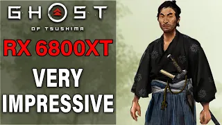 Ghost of Tsushima PC on AMD RX 6800XT Very Impressive Numbers (4K 1440P)