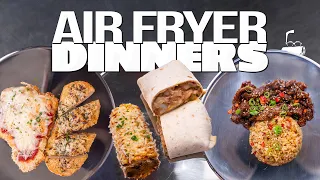 THREE SERIOUSLY EPIC DINNERS YOU CAN MAKE WITH NOTHING BUT AN AIR FRYER! | SAM THE COOKING GUY