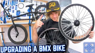 A WHEEL Upgrade! - Upgrading a Complete BMX Bike Ep 11!!