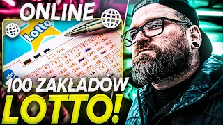 KUPILIŚMY 100 ZAKŁADÓW LOTTO ONLINE. ILE WYGRALIŚMY?!