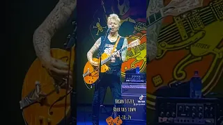 Brian Setzer live in concert performing Rock this town 3-10-24