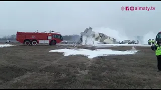 Военный самолёт разбился под Алматы: четверо погибших