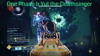 Destiny 2 - One Phase Ir Yut the Deathsinger | Crota's End raid