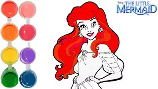 How to draw The Little Mermaid Ariel