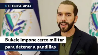 Bukele lanza ofensiva militar contra pandillas en una región de El Salvador