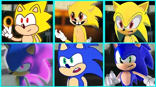 Sonic The Hedgehog Movie Super Sonic vs SONIC PRIME Uh Meow All Designs Compilation 2