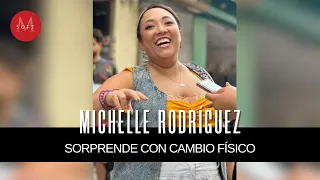 Michelle Rodríguez es criticada por bajar de peso