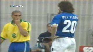 Alessandro Del Piero vs Brasil (Highlights) - Tournoi de France 1997