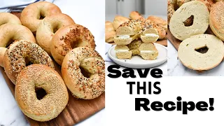 How to Make New York Style Bagels | Plant Based Bagel Recipe