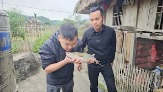 Hoang Mang lần đầu Hà Huy Khánh ăn món Cá Bỗng [cá thần] Đặc Sản Hà Giang. Nguyễn Tất Thắng