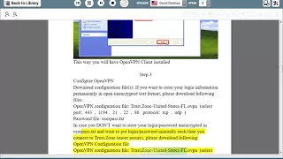 Set up Trust.Zone OpenVPN on Windows XP